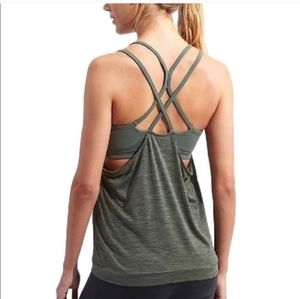 Athleta yoga tank with built in bra